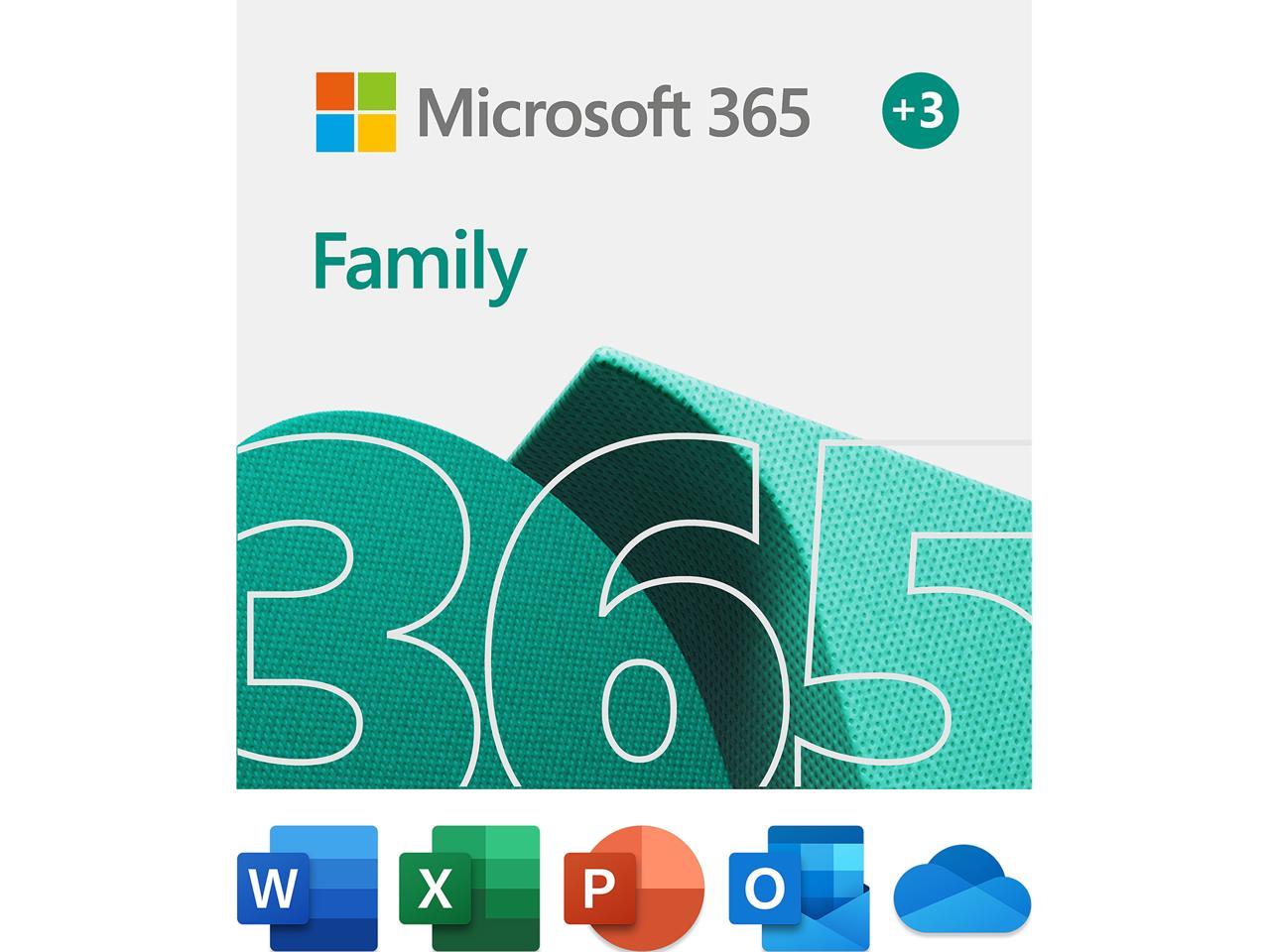 Microsoft 365 Family | 15-Month Subscription, up to 6 people | Premium Office apps | 1TB OneDrive cloud storage | PC/Mac Download